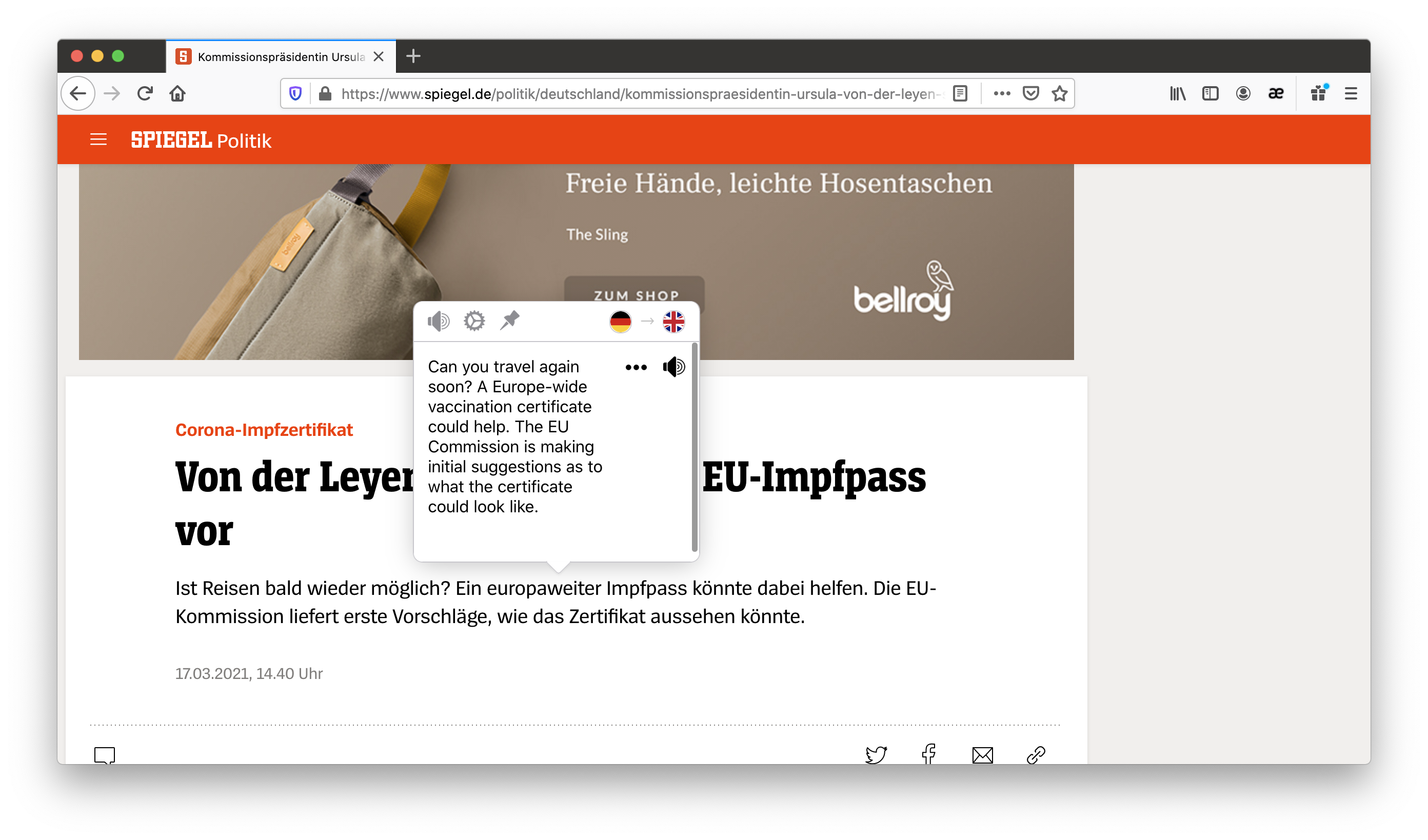 translor for firefox mac